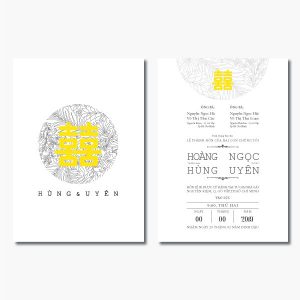 Thiệp chữ nhật