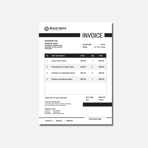 In biểu mẫu, phiếu thu chi